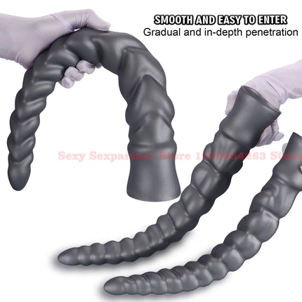 Super Long Big Anal Plug Huge Anus Stretching Dilator Expander Large Giant Fantasy Long Butt Plug Sex Toys for Women Men Gay