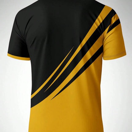 The new men's short-sleeved POLO shirt for summer 2025 features a casual, fashionable and comfortable 3D pattern print