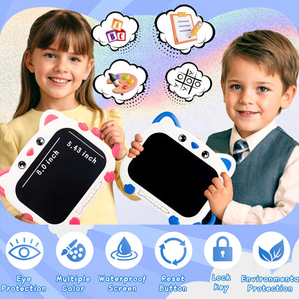 10Inch Cat LCD Drawing Board Writing Tablet Digit Magic Blackboard Art Painting Tool Kids Toys Brain Game Birthday Child's Gift