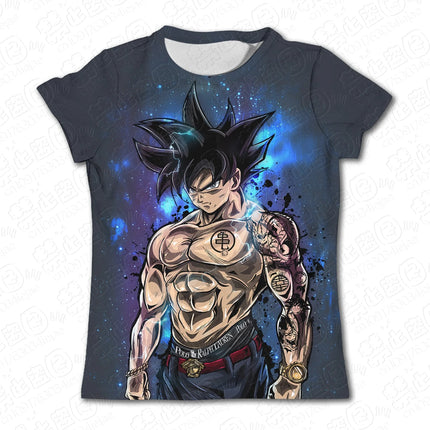 Dragon Ball T Shirt Kids Tops Tee Anime Figures Son Goku Super Saiyan T-shirt Boys T-shirts Children Clothes Summer Short Sleeve