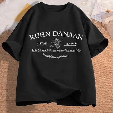 Ruhn Danaan Crescent City T-shirt Rhysand T-Shirt Book Lover Sarah J Maas ACOTAR T-shirt Bookish Cotton Short Sleeve Tee Clothing