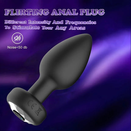 Anal Plug Adult Sex Toy And Games For Men Women,Wireless Remote Control 10 Frequency Vibration,Small Butt Plug For Female Male Prostate Massage Vibrating Anal Sex Toys For Men And Couple