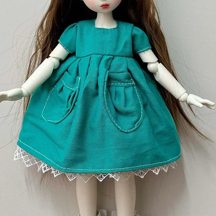 Fashion 30cm Doll in Costume Cloth Accessories Sweet 30cm Doll Dress Set Colorful Cute 30cm Doll Dress Clothes Girls Toy