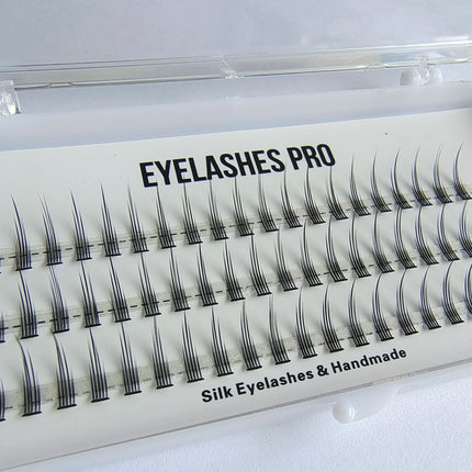 MU001 DIY Hand Made Eyelash Extension Segmented Flase Lashes Dramatic Lash Bundles Soft Ribbon Strip Eyelashes Makeup Lashes NEW