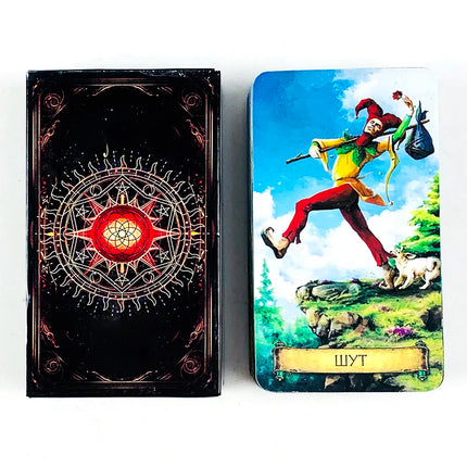 New Tarot Cards A 78 Deck Oracle Russian Visions Fate Divination Edition Borad Playing Games,Holiday Games New Year Gifts