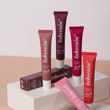 3pcs/Kit Butter Moisturizing Lip Gloss Oil Jelly Lipgloss Liquid Lipstick Lip Tint Brown Sugar Crystal Lip Balm
