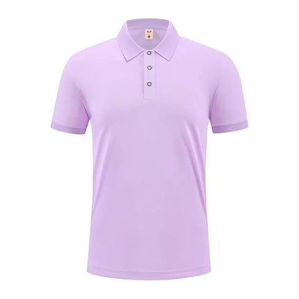 2026 Summer Men's Red Short-Sleeved Polo Shirts, Fashion Casual Pullover, 21 Colors Available T-Shirt