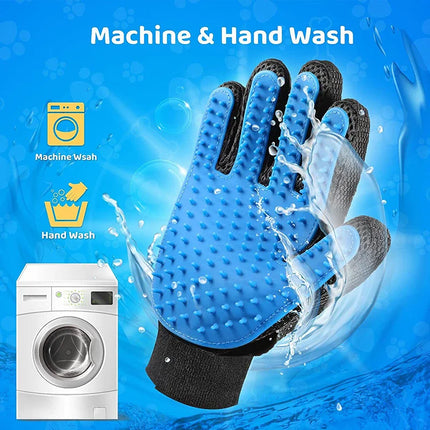 Upgrade Efficient Pet Hair Remover Gloves, Gentle Shedding Brushes for Dogs Cats, Pet Grooming Glove Brush, Deshedding Glove