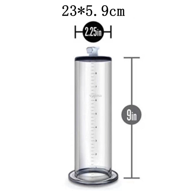 Electric Acrylic Penis Pump Vacuum Pump For Penis Male Penis Enlargement Pump Penile Training Extender Cock Dick Pump For Men 18