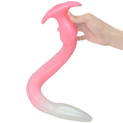 Eel Tentacle Anal Plug Super Long Anal Plug Soft Liquid Silicone Anal Dilator Women's Men's Anal Massage Adult Products