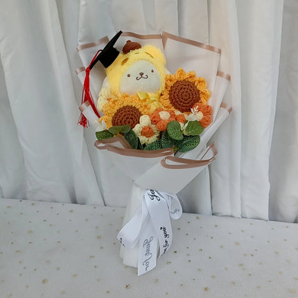 Graduation Gift Kuromi Hello Kitty Bouquet My Melody Cinnamoroll With Sunflower Christmas Valentine's Day Birthday Gift