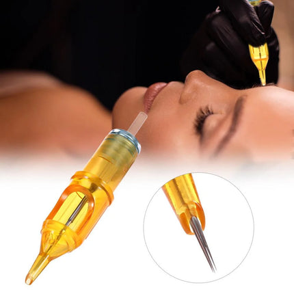 5/10 PCS Tattoo Needle Permanent Makeup Cartridge Needles Tip Replacement For  MTS Tattoo Machine Kit Eyebrow RL/RS/RM/M1