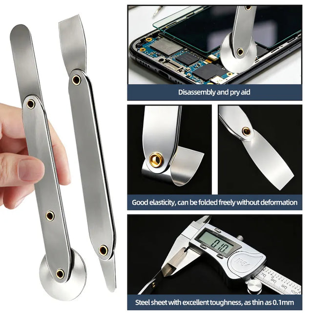 15 Piece Spudger Tool Metal Pry Tool Kit Ultra-Thin Laptop Repair Kit Prying Tools Cell Phone Repair Tools Kits High Quality