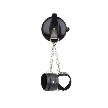 Sex Products PU Leather Handcuffs Footcuffs Sex Bondage Restraints Wrist Ankle Cuffs Product Adult Game Toys for Women Men