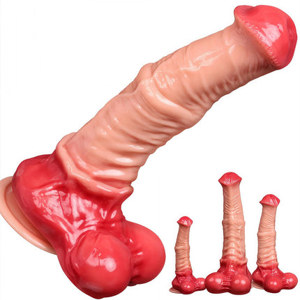 Horse Dildo Monster dildo Soft Silicone Penis Dick G-spot Masturbator Plug Buttplug Cock Sex Toy For Women Men Adult supplies 18