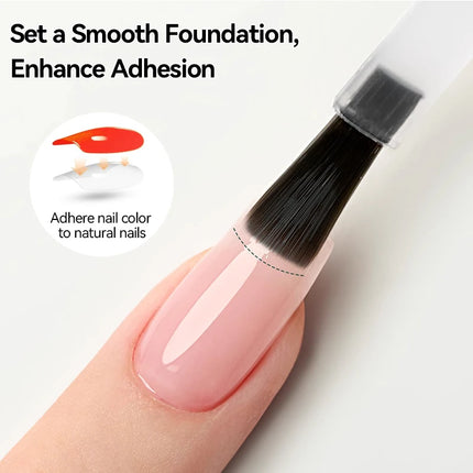 LILYCUTE 7ml  Nail Base Top Polish Clear Shine Nail Care Long Lasting  Strengthener Hardener Nail Art Varnish Supplies