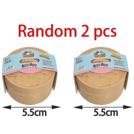 Blind box Colorful Simulated Dumpling Squishy Relaxing Relieve Anxiety Antistress Enhance Happiness Rebound Squeeze Reliever Toy
