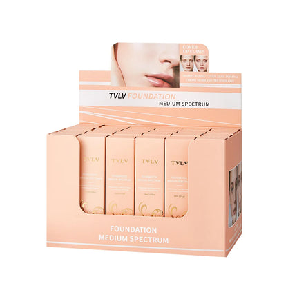 Long-lasting Matte Color-changing Foundation Liquid, Non-tarnishing, 4-in-1 Lightweight and Moisturizing Foundation Cream