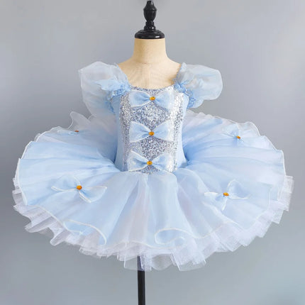 Dance Wear Summer Children Clothing Princess Performance Fairy Tutu Kids Clothes Ballet Leotards for Girls Dress Stage Costumes