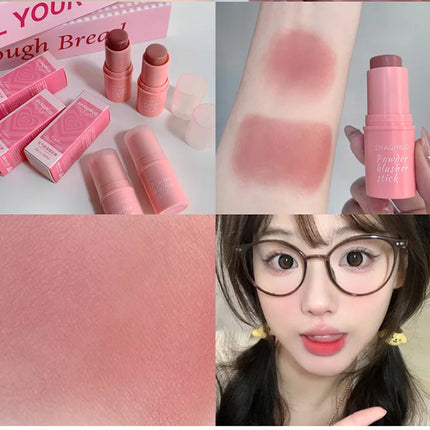 Velvet Matte Smooth Blush Stick Long-lasting And Low Saturation Natural Makeup Effect And Easy To Apply