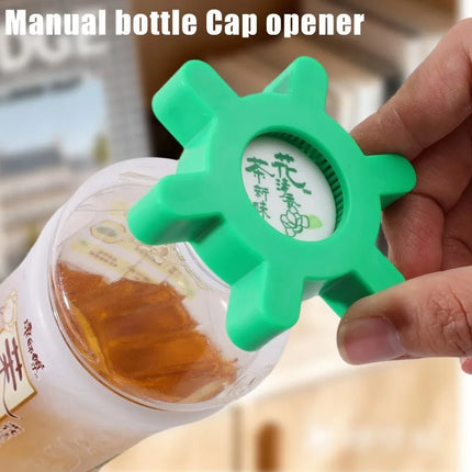 1-3pc Multi-function Bottle Cap Opener Portable Plastic Soda Rotary Bottle Opener For Picnicking Camping Bar Kitchen Opener Tool