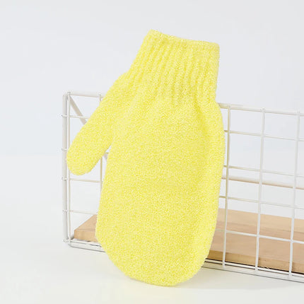 1PCS Shower Spa Exfoliator Two-sided Bath Glove Body Cleaning Scrub Mitt Rub Dead Skin Removal Magic Peeling Glove 14x17cm