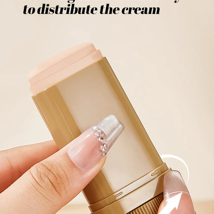 Bronze Foundation Stick Serum Boosted Skin Tint Silky Texture Moisturizing Coverage Concealer Base Even Skin Tone Makeup