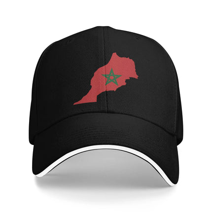 Morocco Flag Outfits Men Women Baseball Cap  Trucker Hat Unique Daily Headwear Adjustable Snapback Cap