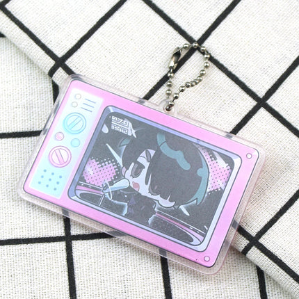 Anime Alien Stage Ivan Till Cosplay Key Chain Acrylic Kawaii Keychains Backpack Pendant Ornament Car Key Ring Accessories Gift