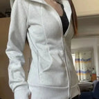 L [recommended 55.00 kg-60.00 kg]] / White Gray [cotton fabric]]