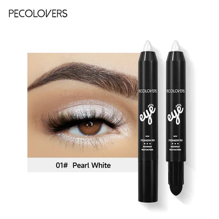 Golden Brown Pearlescent Eyeshadow Eyeliner Pencil Glitter Eye Shadow Makeup Pigment Silkworm Eyeshadow Pen