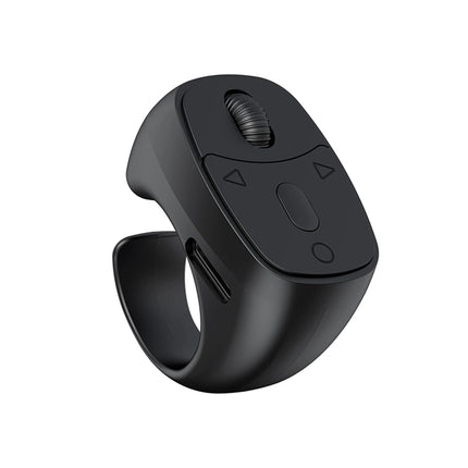 Bluetooth-Compatible 5.3 Remote Control Mouse Scrolling Ring Page Turner for Smartphones Wireless Camera Shutter Selfie Button