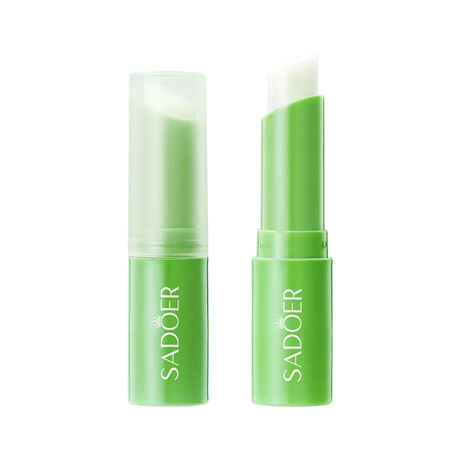 SADOER Aloe Vera Lip Balm - Lasting Moisturizing & Repairing Lip Care For Men And Women - Daily Care Lip Balm