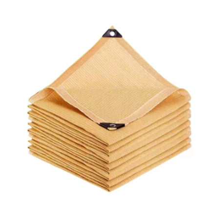 Anti UV Coffee Brown HDPE Sun Shade Sail Gazebo Sunblock Shade Cloth Sunshade Netting Terrace Balcony Screen Car Cover