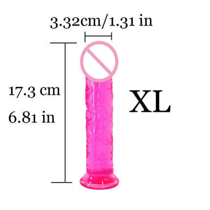 New Realistic Dildos Erotic Jelly Dildo Artificial Penis G-spot Simulation Large penis Anus Anal plug Female penis masturbation