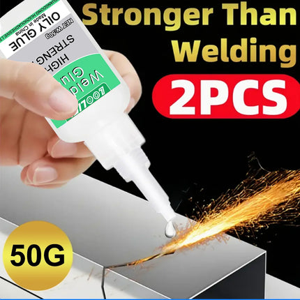 Loolifl 50g High-Strength Welding Glue, a Universal Super Adhesive Suitable for Resin, Ceramics, Metal, and Glass, Strong Instant Glue
