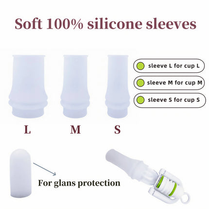 P forte plus peni Suction bell protector cap Large extender vacuum cup pump penis master enlargement men machine