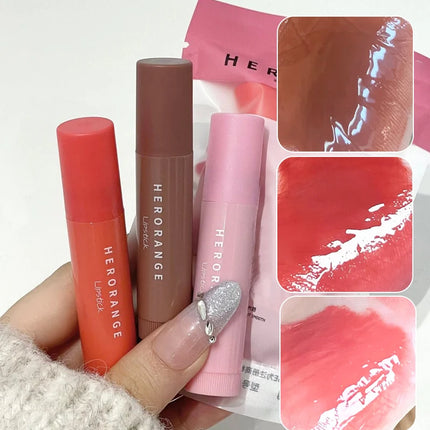 Herorange Moisturizing Lip Balm Long-Lasting Moisturizing Hydrating Anti-Chapped Lightening Lip Lines Christmas Gift