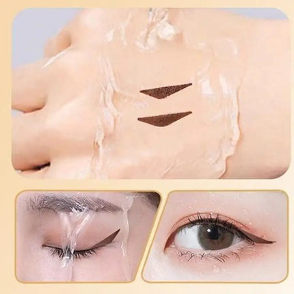 【F】Water Resistant Eyeliner Stamp Stickers One-stick Molding Easy To Use Water Resistant Sweat Resistant Sweat Resistant
