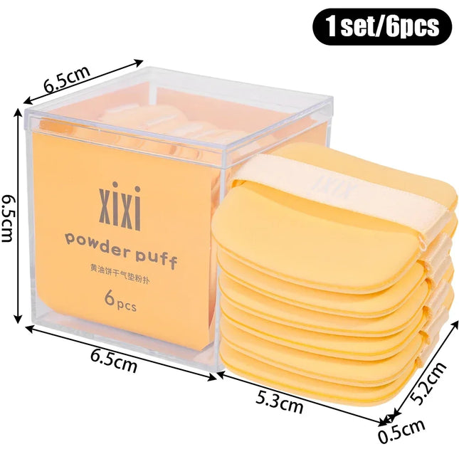 48pcs Biscuit Cosmetics Puffs Set Concealer Foundation Makeup Sponge Make Up for Women Powder Puff Korean Beauty Tool Accesories