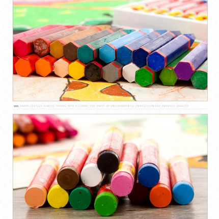 Professional Oil Pastel Crayon 12/24/36/48 Colors Vibrant Color Soft Pastels for Beginners Artists Painting Student Art Supplies
