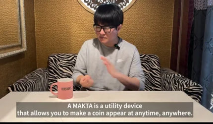 Makta 2.0 Coin Appearance Device Magic Trick Remote Control Coin to Cup Illusion Magia Gimmick for Stage Magicians