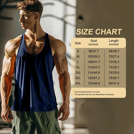 Mens Bodybuilding Faux Cotton Tank Top Gym Fitness Sports Sleeveless Top Skull Print Breathable Tank Top Mens Summer Tank Top