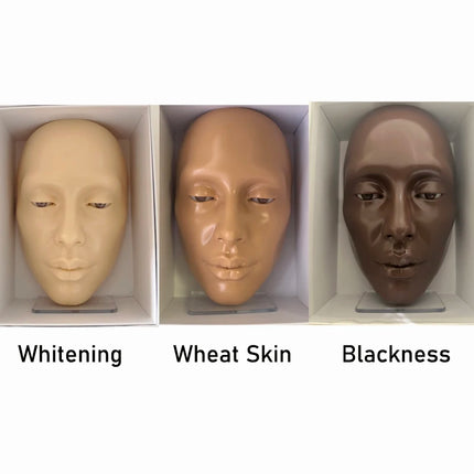 Makeup Full Face Practice Model 5D Silicone Bionic Skin Mannequin Eye eyebrow Eyelash Eyeshadow for beginner Makeup Artist
