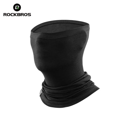 ROCKBROS Windproof Fleece Neck Warmer Winter Scarf Tencel Wool Bandana Mask Snowboard Skiing Outdoor Scarf Balaclava Unisex