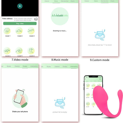 Wireless App Control Dildo Vibrator for Women Vagina Stimulator G Spot Egg Clit Massager Wearable Clitoral Sex Toys for Adults