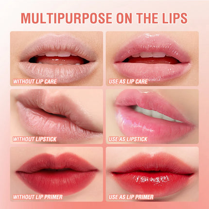 O.TWO.O 12pcs Lip Balm Colors Ever-changing Lips Plumper Oil Moisturizing Long Lasting With Natural Beeswax Lip Gloss Makeup