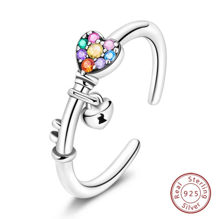 Adjustable Rings 925 Sterling Silver Mermaid Wing Dragon Sunflower Tulip Open Rings For Women Female Original Engagement Jewelry