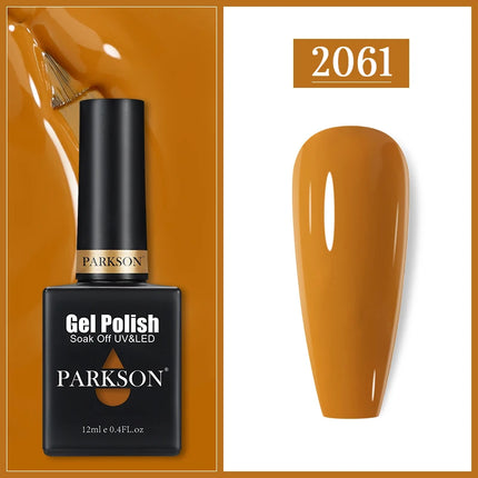 Parkson 12ML Nail Gel Polish HEMA TPO FREE Full Coverage 279 Color Gel Pigment Professional Nail Art Long Lasting Gel Varnish