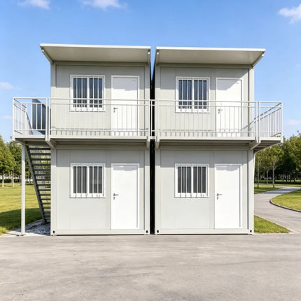 Customized Shipping Container House 40FT Luxury Expandable Modular Home With Complete Bathroom & Kitchen